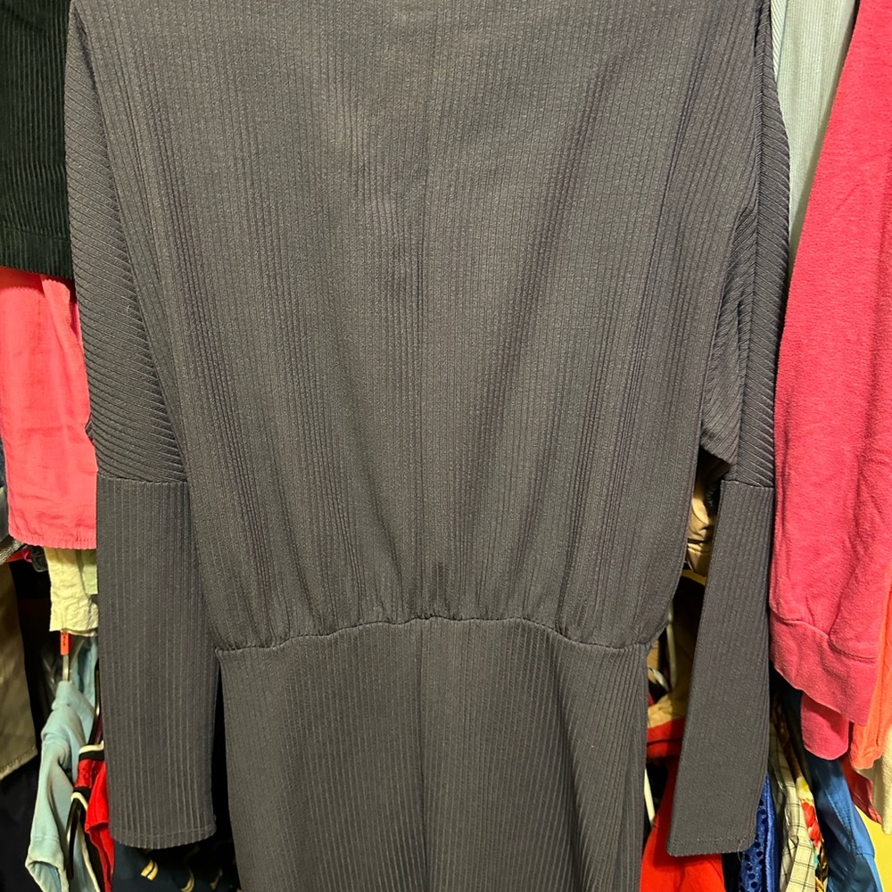 HYFVE Black Dolman Sleeve Dress Casual